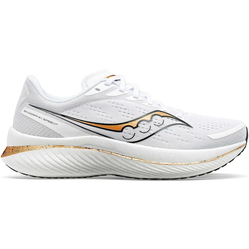 Saucony Men's Endorphin Speed 3 White/Gold